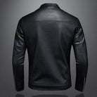 Leather Jacket - Men's Zip-Up Moto Biker Jacket-Chaps of London-Chaps of London