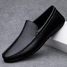 Leather Loafers - Slip-On - Comfortable - Moccasin - Men's Shoes-Chaps of London-Black-38-Chaps of London