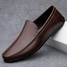 Leather Loafers - Slip-On - Comfortable - Moccasin - Men's Shoes-Chaps of London-Brown-38-Chaps of London