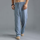Leisure Pants - Lightweight - Loose Fit - Summer Pants - Men's Pants-Chaps of London-Blue-S-Chaps of London