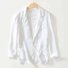 Linen Blazer - Men's Casual Lightweight Single Breasted Blazer Jacket-Chaps of London-Chaps of London