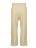 Linen Pants | Elastic Waist | Drawstring | Loose Fit Pants | Men's Pants-Men Pants-Chaps of London-Chaps of London