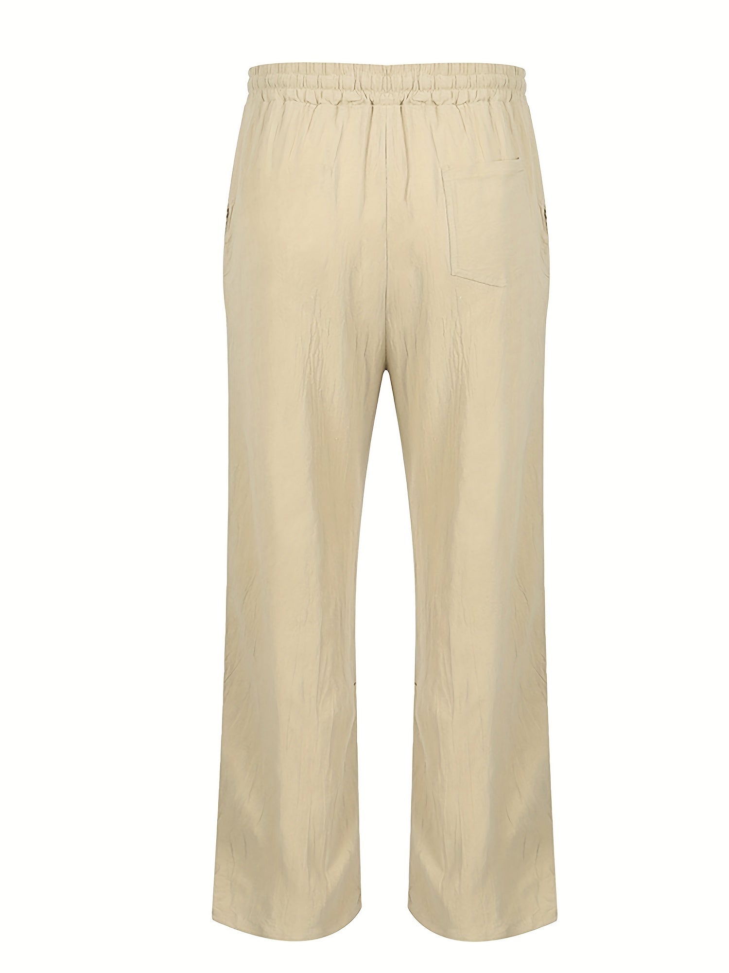 Linen Pants | Elastic Waist | Drawstring | Loose Fit Pants | Men's Pants-Men Pants-Chaps of London-Chaps of London