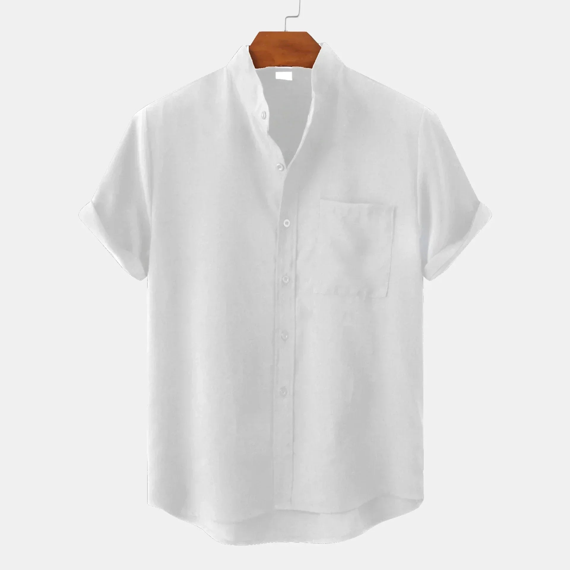 Linen Shirt| Button-Up | Cotton | Short Sleeve Shirt | Men's Clothing-Chaps of London-Chaps of London