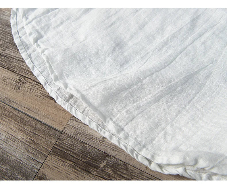 Linen Shirt - Button-Up - Lightweight - Short Sleeve Shirt - Men's Shirts-Chaps of London-Chaps of London