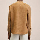 Linen Shirt - Men's Loose Fit Long Sleeve Button-Up Shirt-Chaps of London-Chaps of London