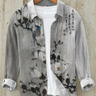 Linen Shirt | Printed | Button-Up | Long Sleeve Shirt | Men's Shirt-Chaps of London-Amelia-S-Chaps of London