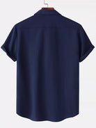 Linen Shirt - Short Sleeve - Button-Up - Summer Shirt - Men's Shirts-Men Shirt-Chaps of London-Chaps of London