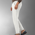 Linen Trousers - Men's Leisure Drawstring Linen Pants for Summer-Jeans_M-Chaps of London-Chaps of London