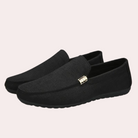 Loafers - Men's Comfortable Flat Canvas Summer Shoes-Fashion Men Loafers All-year-Chaps of London-Black-39-Chaps of London