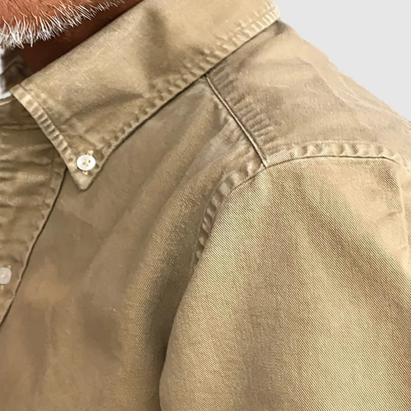 Long Sleeve Shirt - Casual - Collared - Button-Up Shirt - Men's Shirts-Shirts-Chaps of London-Chaps of London
