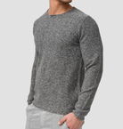 Long Sleeve Shirt - Men's Casual Plain Crew Neck Sweater-Chaps of London-Chaps of London
