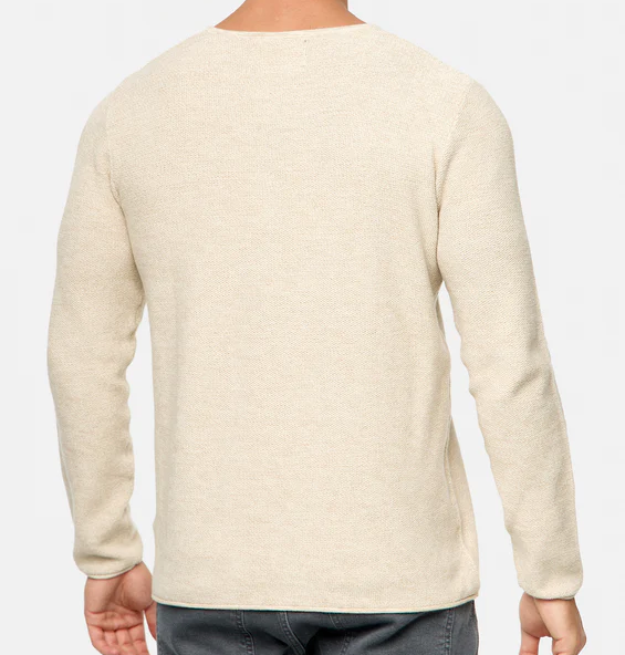 Long Sleeve Shirt - Men's Casual Plain Crew Neck Sweater-Chaps of London-Chaps of London
