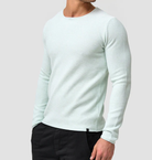 Long Sleeve Shirt - Men's Casual Plain Crew Neck Sweater-Chaps of London-Chaps of London