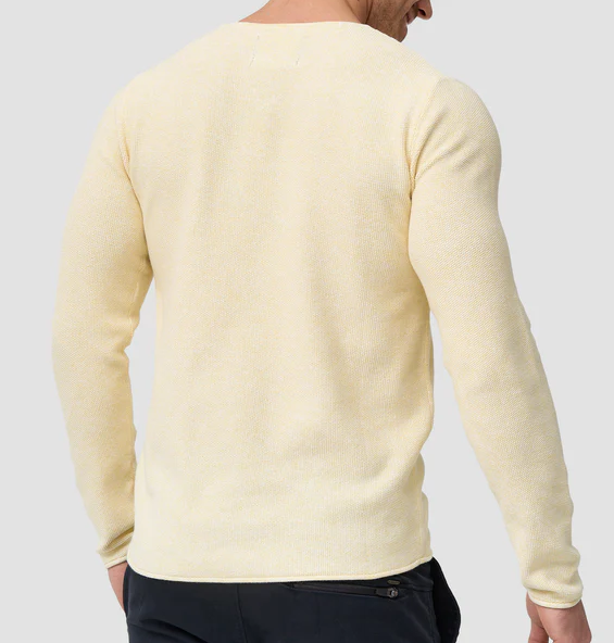 Long Sleeve Shirt - Men's Casual Plain Crew Neck Sweater-Chaps of London-Chaps of London