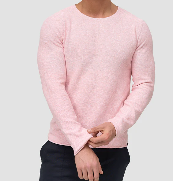 Long Sleeve Shirt - Men's Casual Plain Crew Neck Sweater-Chaps of London-Chaps of London