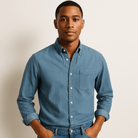 Long Sleeve Shirt | Regular Fit | Collared | Button-Up Shirt | Men's Shirt-Chaps of London-Chaps of London