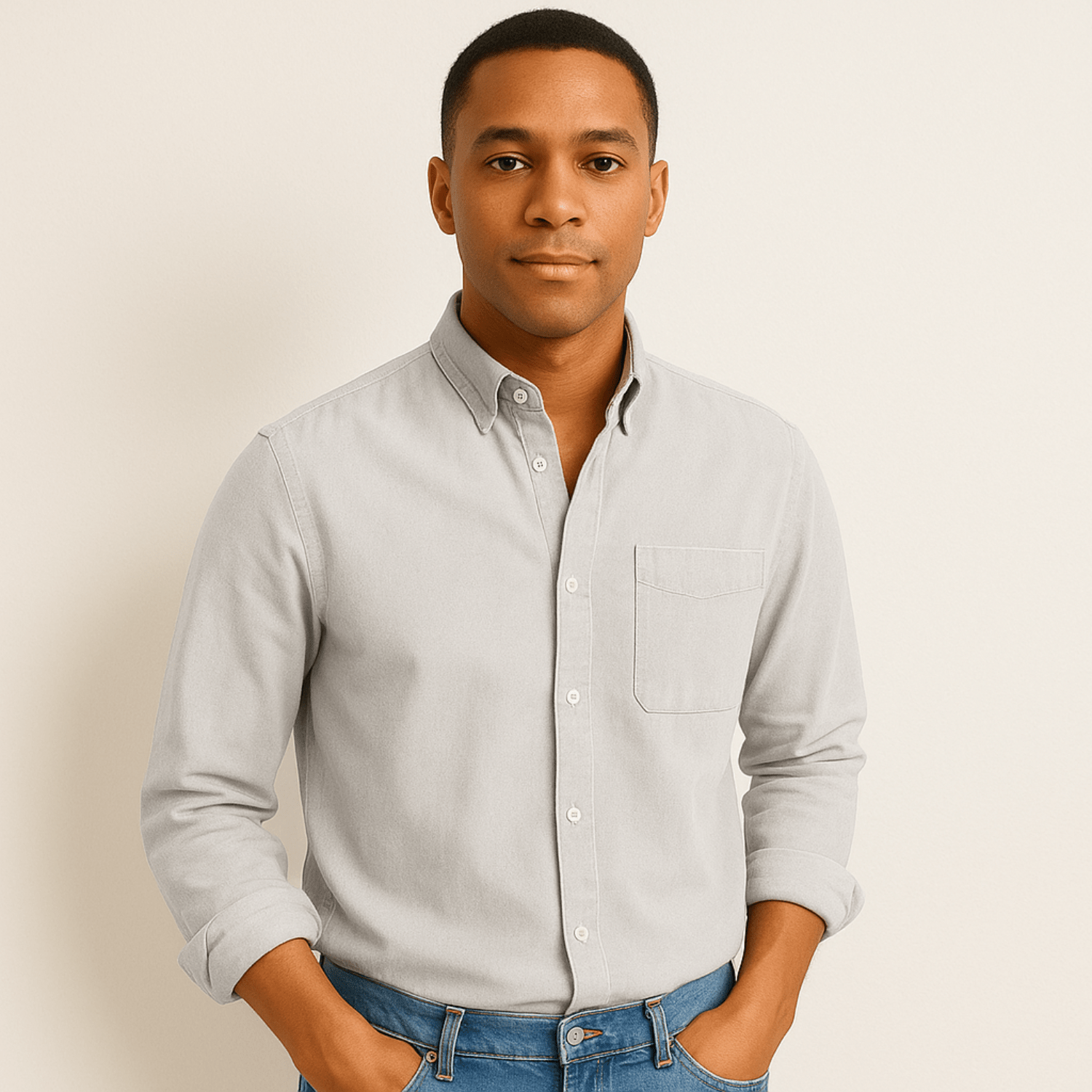Long Sleeve Shirt | Regular Fit | Collared | Button-Up Shirt | Men's Shirt-Chaps of London-Chaps of London