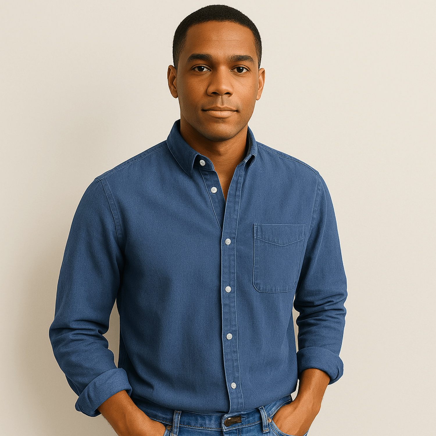 Long Sleeve Shirt | Regular Fit | Collared | Button-Up Shirt | Men's Shirt-Chaps of London-Chaps of London