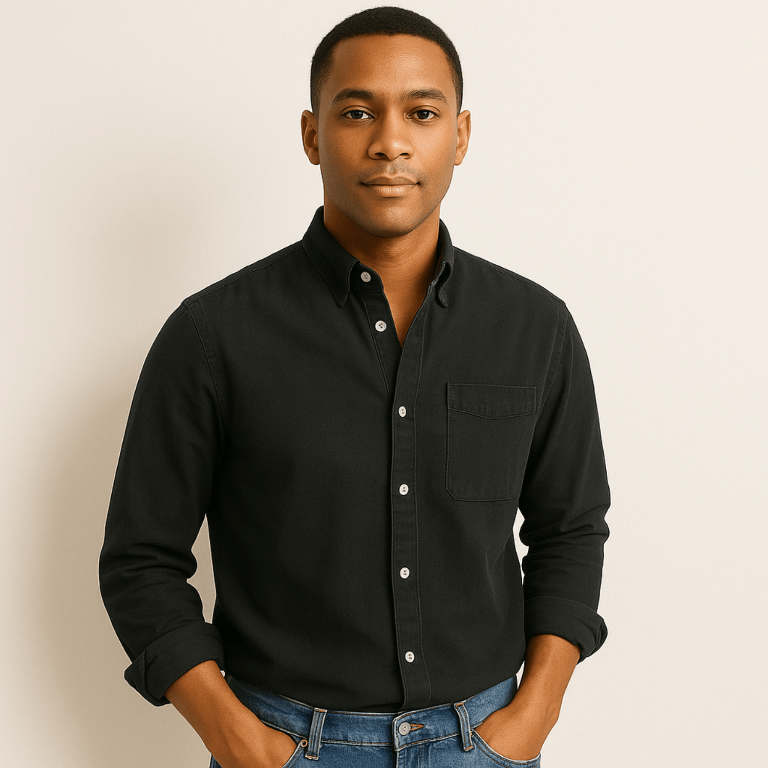 Long Sleeve Shirt | Regular Fit | Collared | Button-Up Shirt | Men's Shirt-Chaps of London-Chaps of London