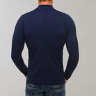 Long Sleeve T-Shirt - Half Zip - Slim Fit - Quarter Zip Shirt - Men's Shirts-Chaps of London-Chaps of London