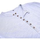 Long Sleeve T-Shirt - Men's Casual Plain Buttoned Up Henley Shirt-Shirt-Chaps of London-Chaps of London