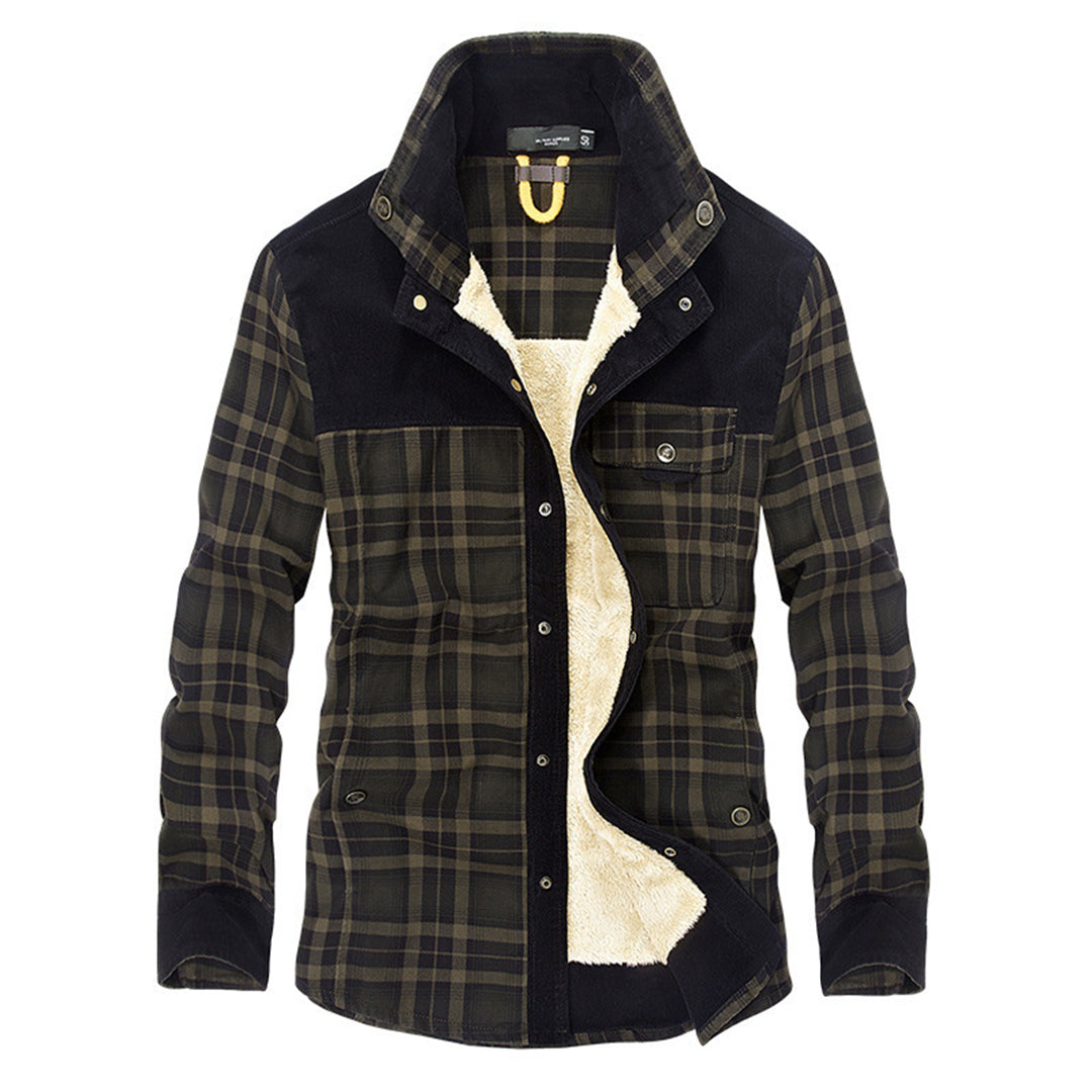 Lumberjack Jacket | Plaid | Fleece Lined | Lumberjack Coat Men's | Winter Jacket-Chaps of London-Chaps of London