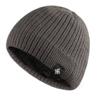Men's Beanie - Warm - Fleece Lined - Knitted Beanie - Winter Hat-Fashion Unisex Beanie Winter-Chaps of London-Dark Gray-Chaps of London