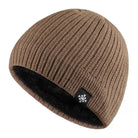 Men's Beanie - Warm - Fleece Lined - Knitted Beanie - Winter Hat-Fashion Unisex Beanie Winter-Chaps of London-Khaki-Chaps of London