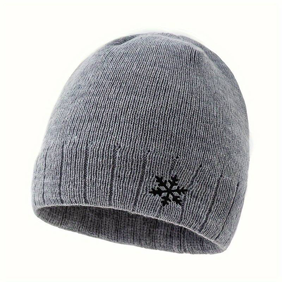 Men's Beanie - Warm - Fleece Lined - Knitted Beanie - Winter Hat-Fashion Unisex Beanie Winter-Chaps of London-Light Gray-Chaps of London