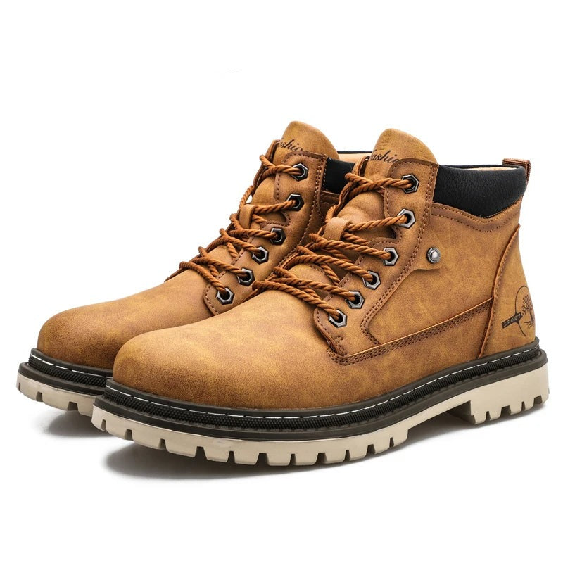 Men's Boots | Non Slip | Lace-Up | Ankle Boots | Work Boots-Men Shoes-Chaps of London-Chaps of London