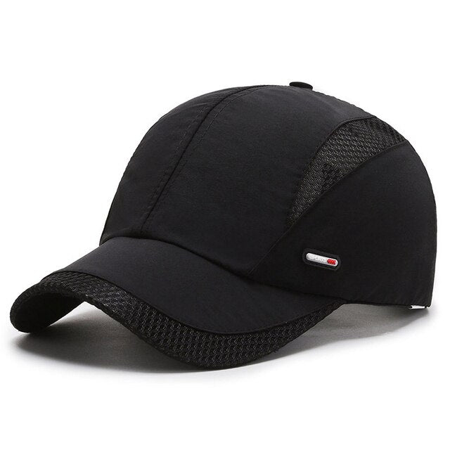 Men's Cap - Breathable - Adjustable - Sport Cap - Caps for guys-Sports Cap-Chaps of London-Black-One Size (55-60cm)-Chaps of London