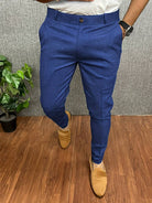 Men's Chinos | Classic | Slim Fit | Chino Pants | Men's Trousers-Chaps of London-Blue-S-Chaps of London