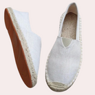 Men's Espadrilles - Slip-On - Summer - Canvas Loafers - Canvas Shoes-Men Summer Shoes-Chaps of London-White-39-Chaps of London