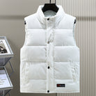 Men's Gilet - Corduroy - Sleeveless - Bodywarmer - Puffer Vest-Men Vest-Chaps of London-White-S-Chaps of London