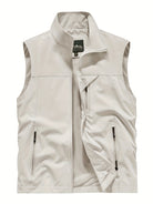 Men's Gilet | Sleeveless | Lightweight | Outdoor Vest | Men's Vest-Men's Vest-Chaps of London-Beige-XS-Chaps of London