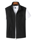 Men's Gilet - Zip-Up - Lightweight - Sleeveless Vest - Men's Vest-Men’s Vest-Chaps of London-Chaps of London