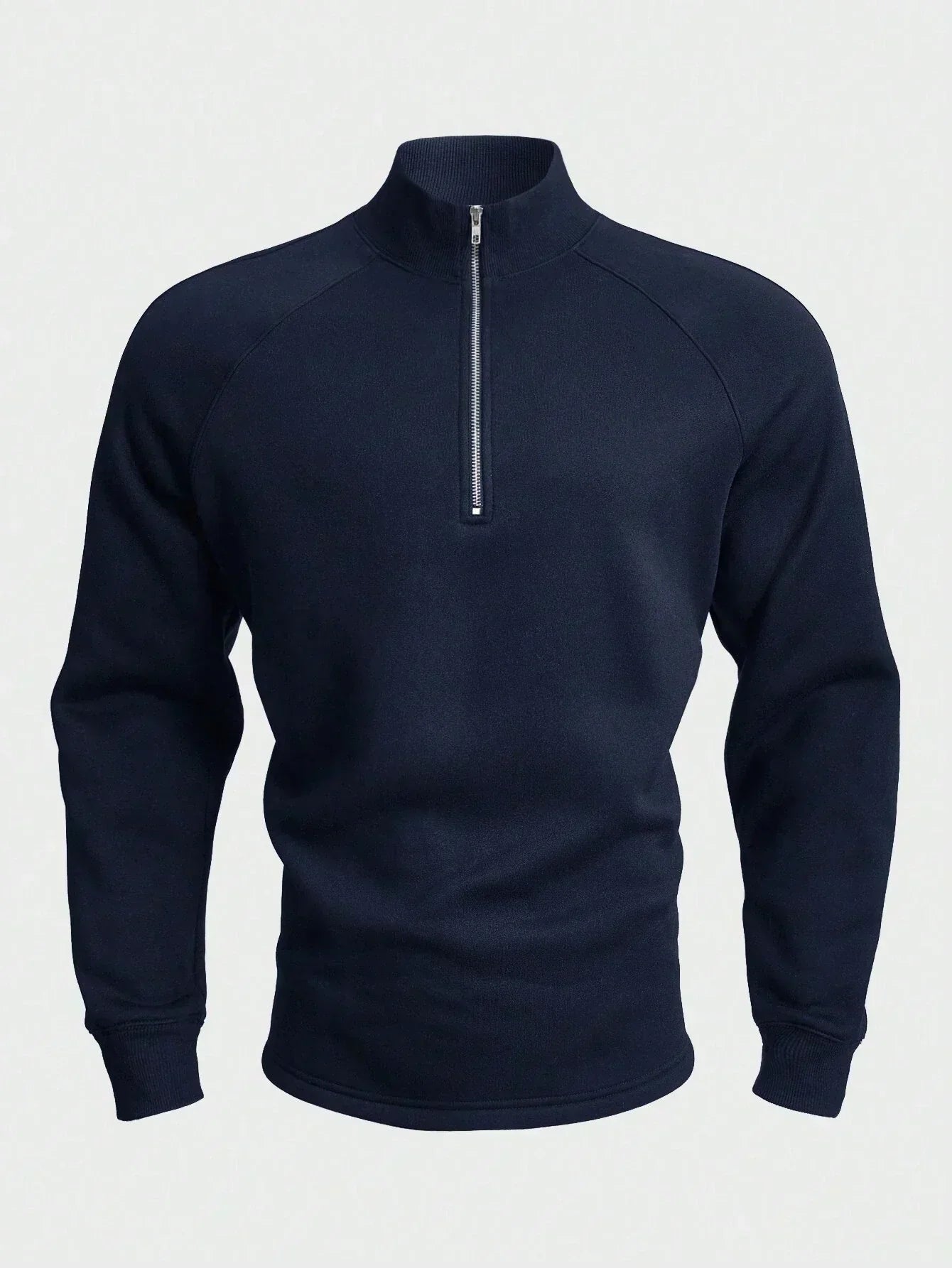 Men's Half Zip Pullover | Warm | Winter | Sweatshirt | Men's Quarter Zip Sweaters-Men's Half-Zip Sweater-Chaps of London-Chaps of London