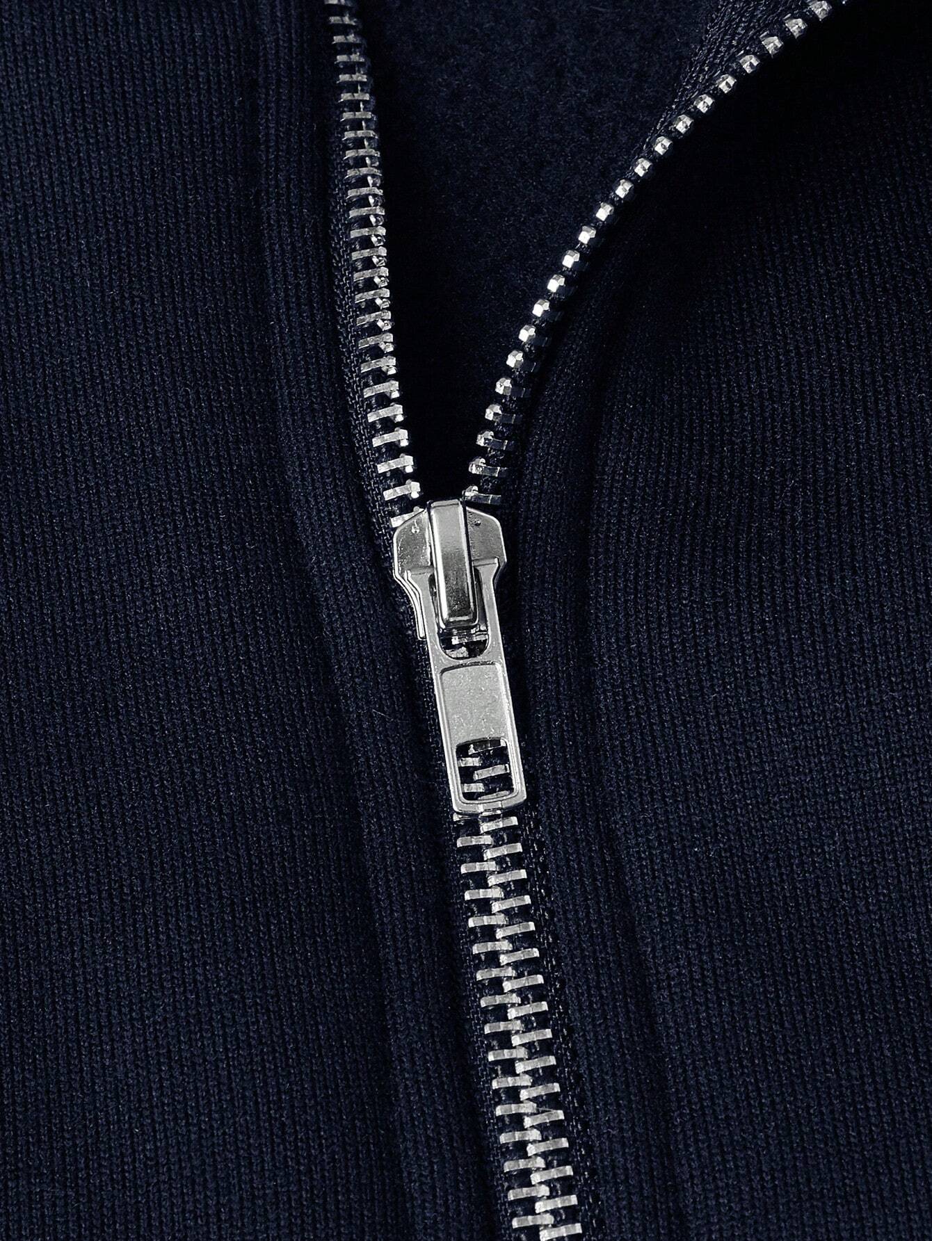 Men's Half Zip Pullover | Warm | Winter | Sweatshirt | Men's Quarter Zip Sweaters-Men's Half-Zip Sweater-Chaps of London-Chaps of London