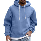 Men's Hoodie | Comfy | Pocket | Pullover Hoodie | Men's Clothing-Men Sweaters-Chaps of London-Blue-M-Chaps of London