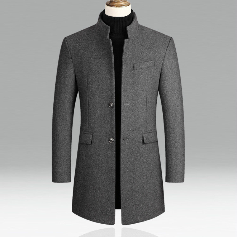 Men's Jacket - Single breasted - Elegant - Winter jacket - Wool jacket-Chaps of London-Chaps of London