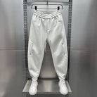 Men's Joggers | Comfy | Elastic Waist | Baggy Joggers | Sweatpants-Men's Joggers-Chaps of London-Beige-S-Chaps of London