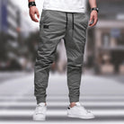 Men's Joggers | Drawstring | Leisure | Cargo Pants | Men's Trousers-Chaps of London-Grey-M-Chaps of London