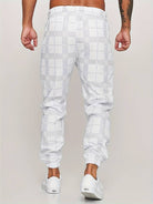 Men's Joggers | Plaid | Elastic Waist | Track Pants | Men's Pants-Men Pants-Chaps of London-Chaps of London