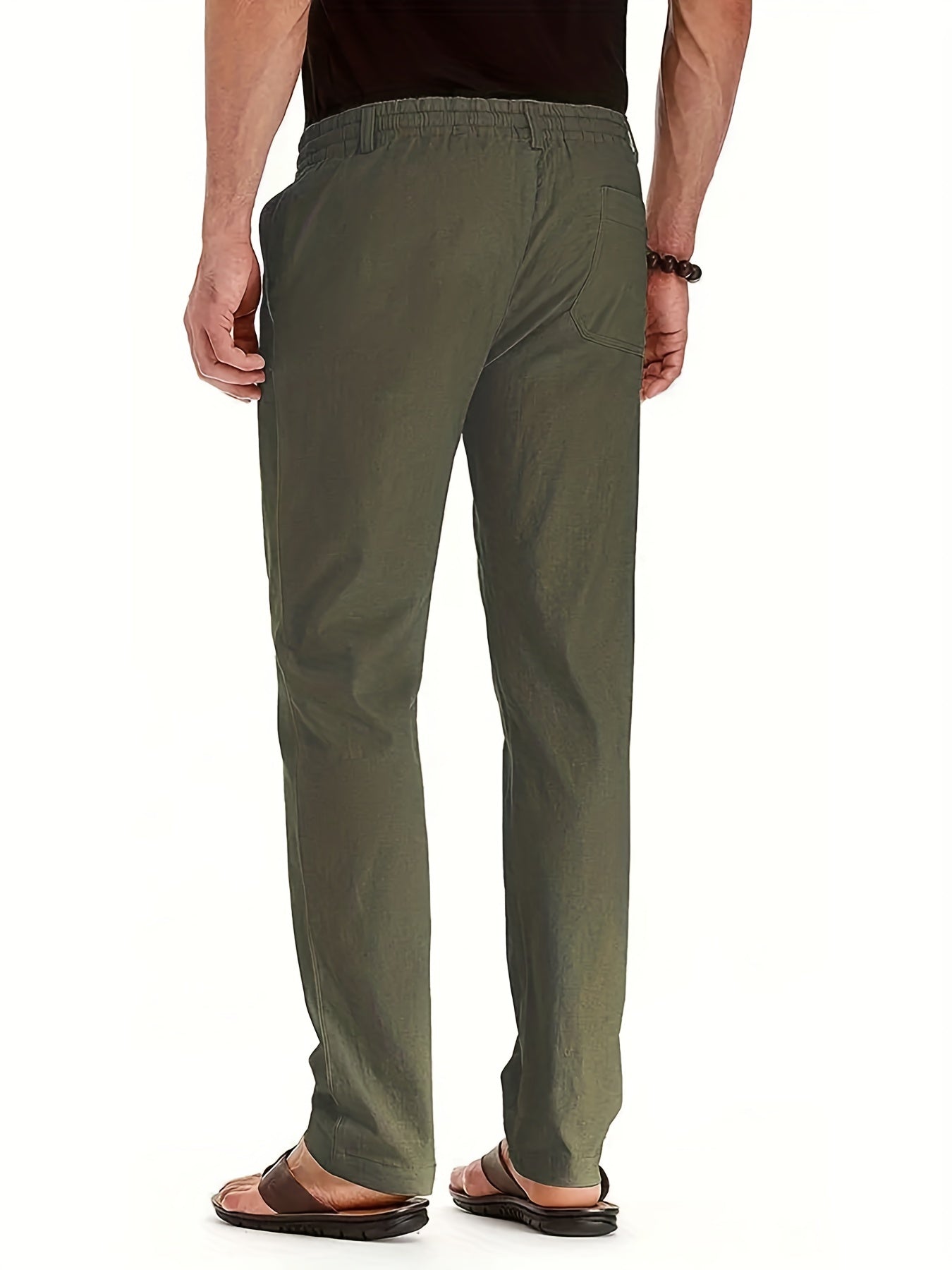 Men's Pants | Elastic Waist | Cotton | Linen Pants | Slim Fit Chinos-Men Pants-Chaps of London-Chaps of London