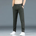 Men's Pants - Elastic Waist - Slim Fit - Casual Pants - Stretch Pants-Chaps of London-Army Green-28-Chaps of London