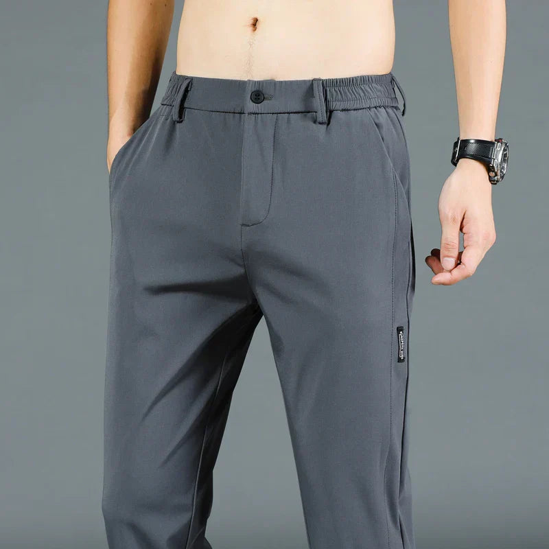 Men's Pants - Elastic Waist - Slim Fit - Casual Pants - Stretch Pants-Chaps of London-Chaps of London