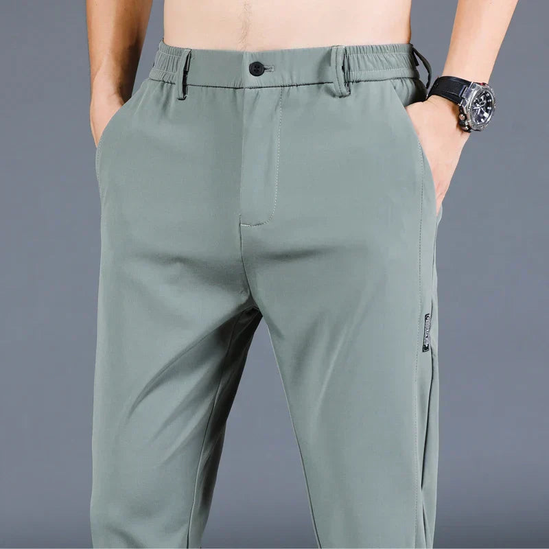 Men's Pants - Elastic Waist - Slim Fit - Casual Pants - Stretch Pants-Chaps of London-Chaps of London