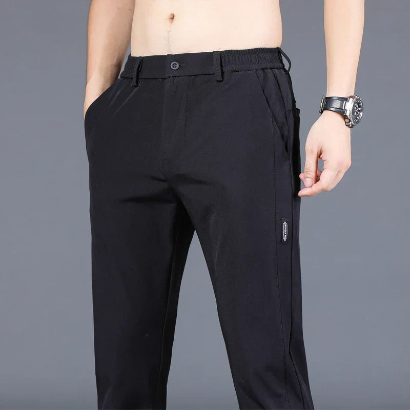 Men's Pants - Elastic Waist - Slim Fit - Casual Pants - Stretch Pants-Chaps of London-Chaps of London