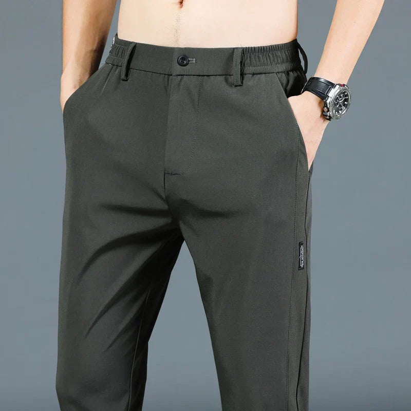 Men's Pants - Elastic Waist - Slim Fit - Casual Pants - Stretch Pants-Chaps of London-Chaps of London